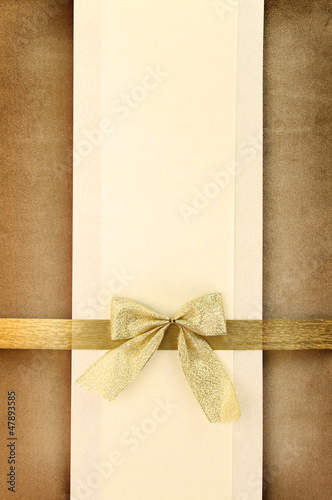 Photo: Empty banner on vintage background Empty banner on vintage background