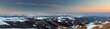 Caucasus mountains at dawn
