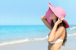 Happy sexy woman summer in beach