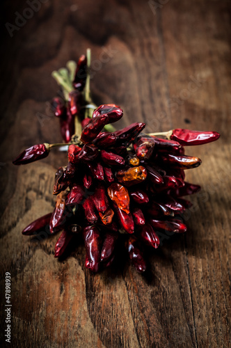 Photo: dried hot red chilies dried hot red chilies