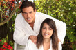 young couple in love