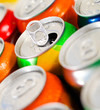 Cans of sweet drinks (or beer)