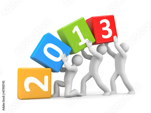 Illustration: New year coming New year coming