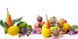 Foto: Obst: Früchte-Vielfalt, freigestellt vor weißem Hintergrund Obst: Früchte-Vielfalt, freigestellt vor weißem Hintergrund