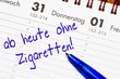 ab heute keine Zigaretten mehr