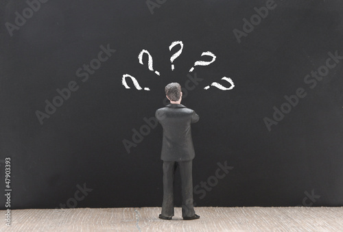 Photo: Fragezeichen Businessman Fragezeichen Businessman