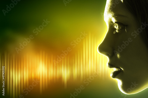 Photo: Sound wave illustration Sound wave illustration