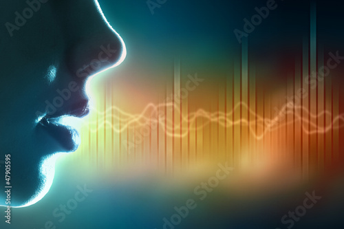 Photo: Sound wave illustration Sound wave illustration
