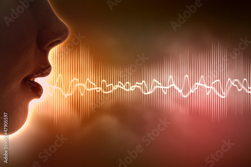 Photo: Sound wave illustration Sound wave illustration