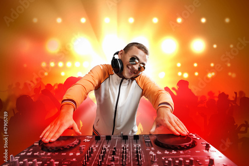 Photo: dj and mixer dj and mixer