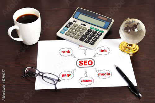Photo: graph seo graph seo