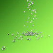 diamonds falling