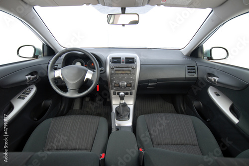 Photo: studio shot modern car interior studio shot modern car interior