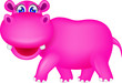 cute hippo cartoon