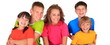 Smiling group of children