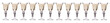 glass of champagne flutes