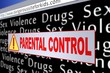 Illustration: Computer generated image of a parental control alert. Computer generated image of a parental control alert.