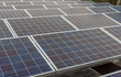 Photovoltaic panels above the roof