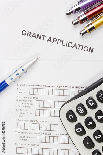 Photo: Grant Application Grant Application