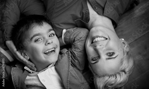 Photo: Happy family having fun Happy family having fun
