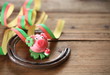 Partyschwein mit Textfreiraum