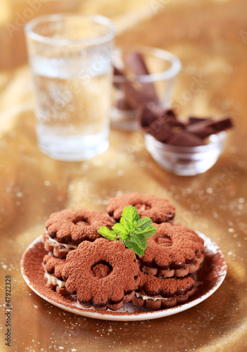 Photo: Chocolate cookies Chocolate cookies