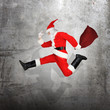 Santa mit Geschenken