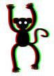 Monkey crazy dance