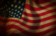 Grunge USA flag