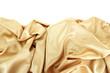 beautiful silk drape, isolated on white