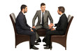 Photo: Serious conversation of business men Serious conversation of business men