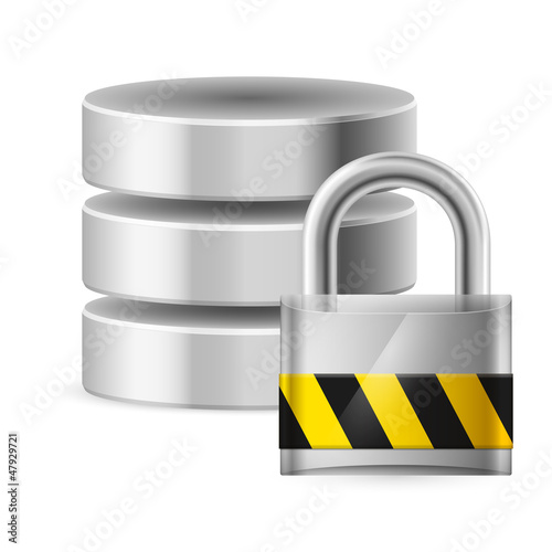 Vector: Database icon off Database icon off