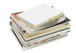 stack of old  glamorous  magazines