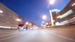 Video: Cars go on high-speed highway in evening Cars go on high-speed highway in evening