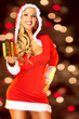 Sexy Nokiläusin zeigt Geschenk