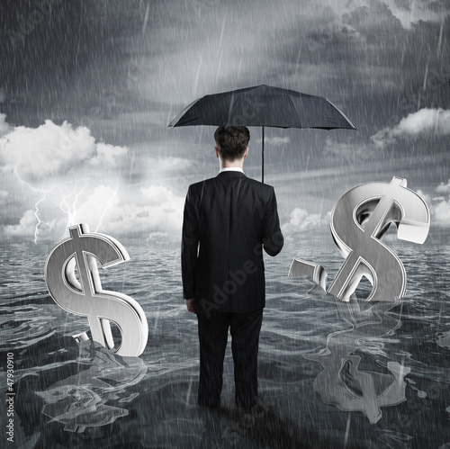 Photo: man with umbrella man with umbrella
