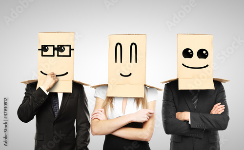 Photo: box on head box on head