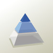 Pyramide mit 3 Säulen
