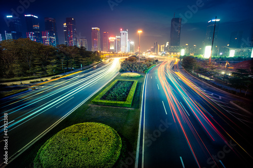 Photo: light trails light trails
