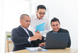 Business team discussion