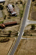 aerial view over