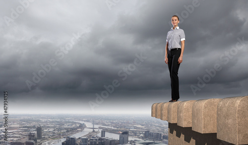 Photo: Businessman and cityscape Businessman and cityscape