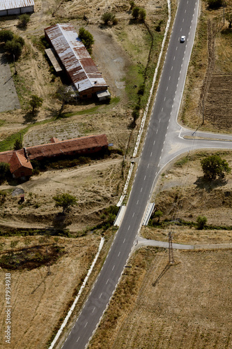 Photo: aerial view over aerial view over