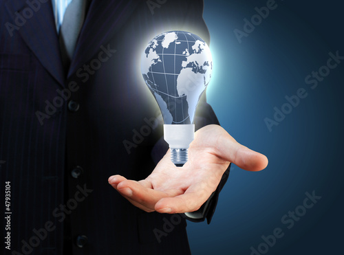 Photo: hand and lamp hand and lamp