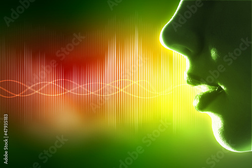Photo: Sound wave illustration Sound wave illustration