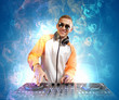 dj and mixer