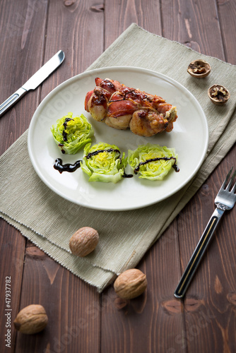 Photo: Poultry meat roulade Poultry meat roulade