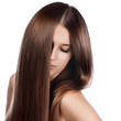 Photo: beautiful young woman with elegant long shiny hair beautiful young woman with elegant long shiny hair