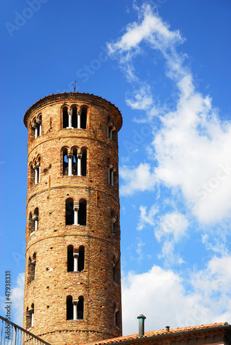 Photo: Ravenna, Saint Apollinaire Basilica bell tower Ravenna, Saint Apollinaire Basilica bell tower
