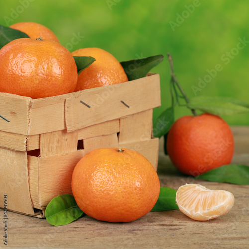 Photo: Mandarinen im Körbchen Mandarinen im Körbchen